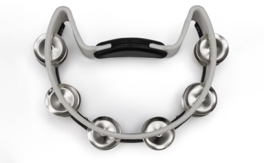 Quickmount Tambourine with Steel Jingles